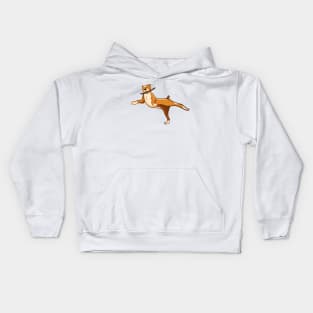 Pit bull playing Catch - Fetch Kids Hoodie